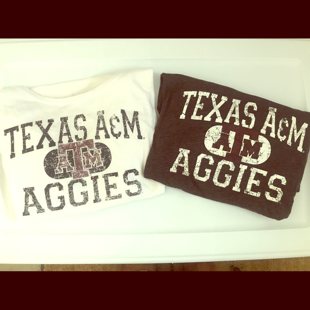 TAMU Scoop neck Dolman Sleeve Tops
